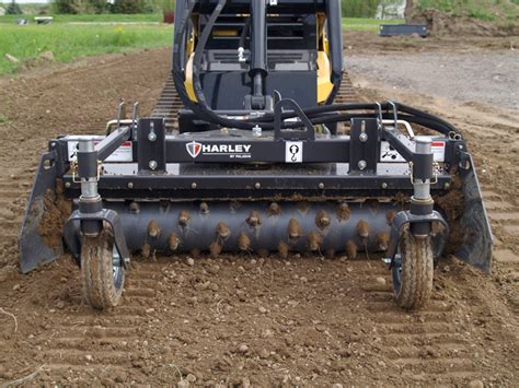 mini skid steer harley rake in float|mini rake for harley.